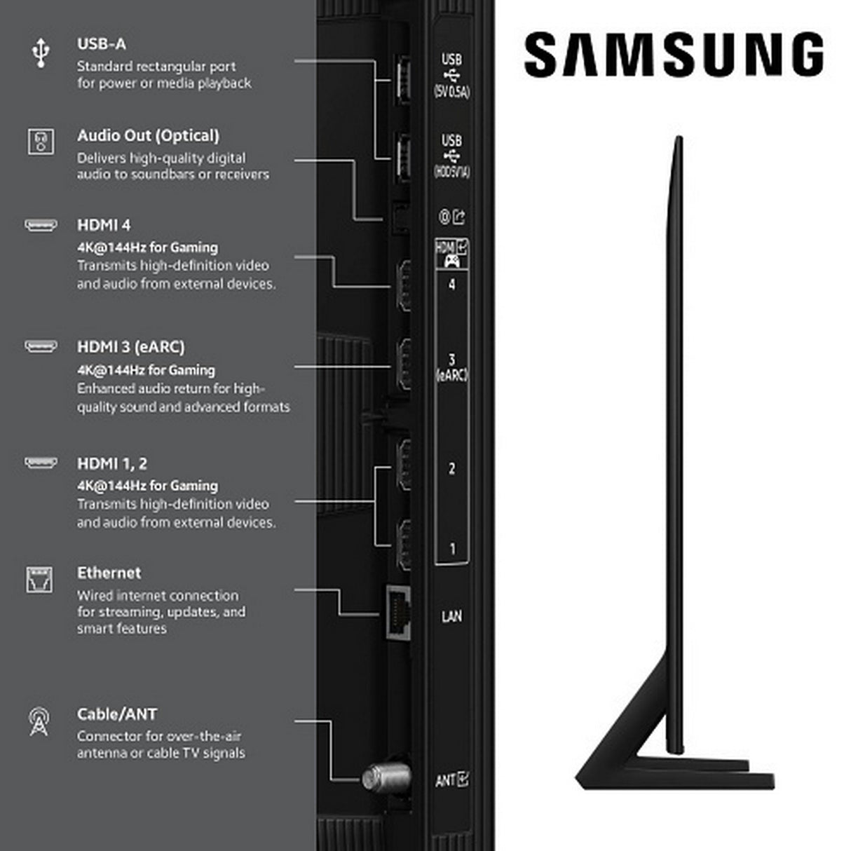 Samsung QN65Q8FAAFXZC 65-Inch QLED 4K QHDR+ TV