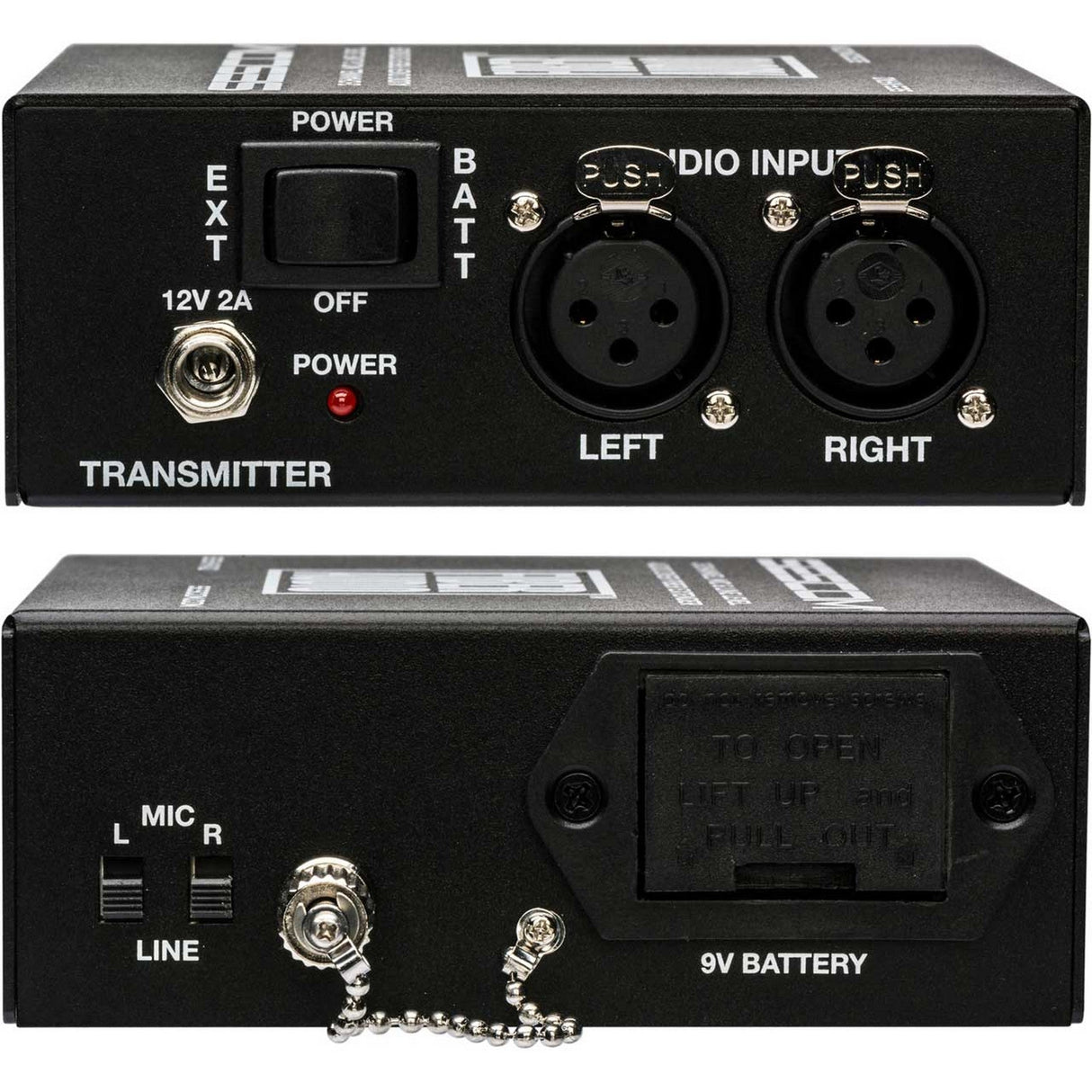 Sescom SES-X-FA2 Battery Powered 2-Channel Balanced XLR Mic/Line Level Fiber Connector