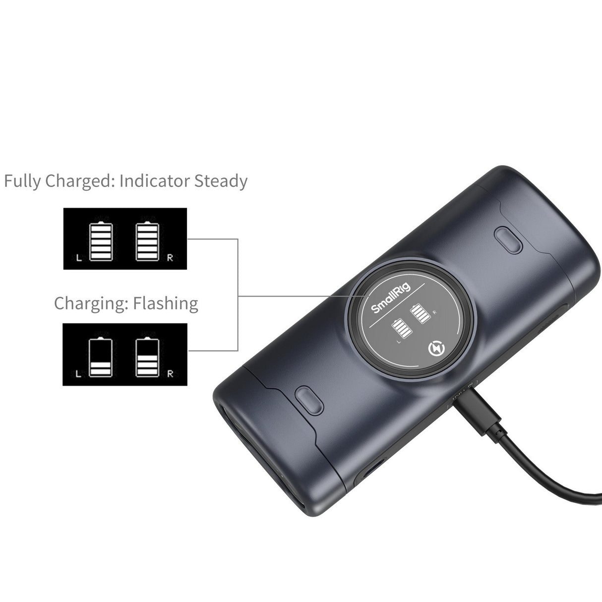 SmallRig 5107 Portable Charger Case for EN-EL15c Camera Batteries