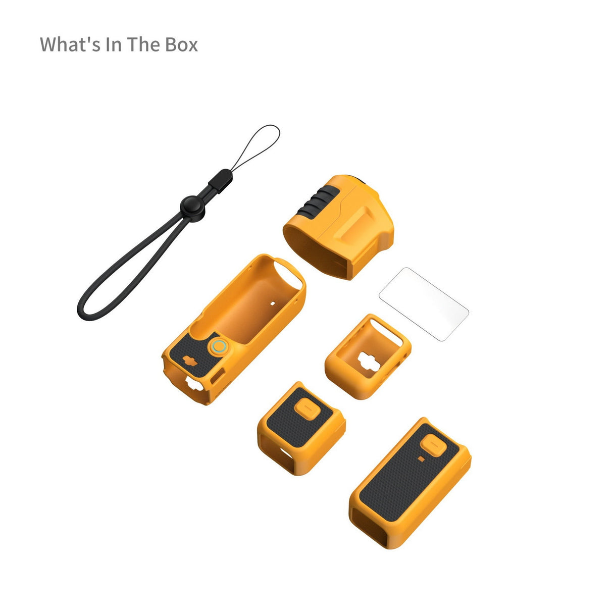 SmallRig 5115 Silicone Case Kit for DJI Osmo Pocket 3 Advanced Camera Protection