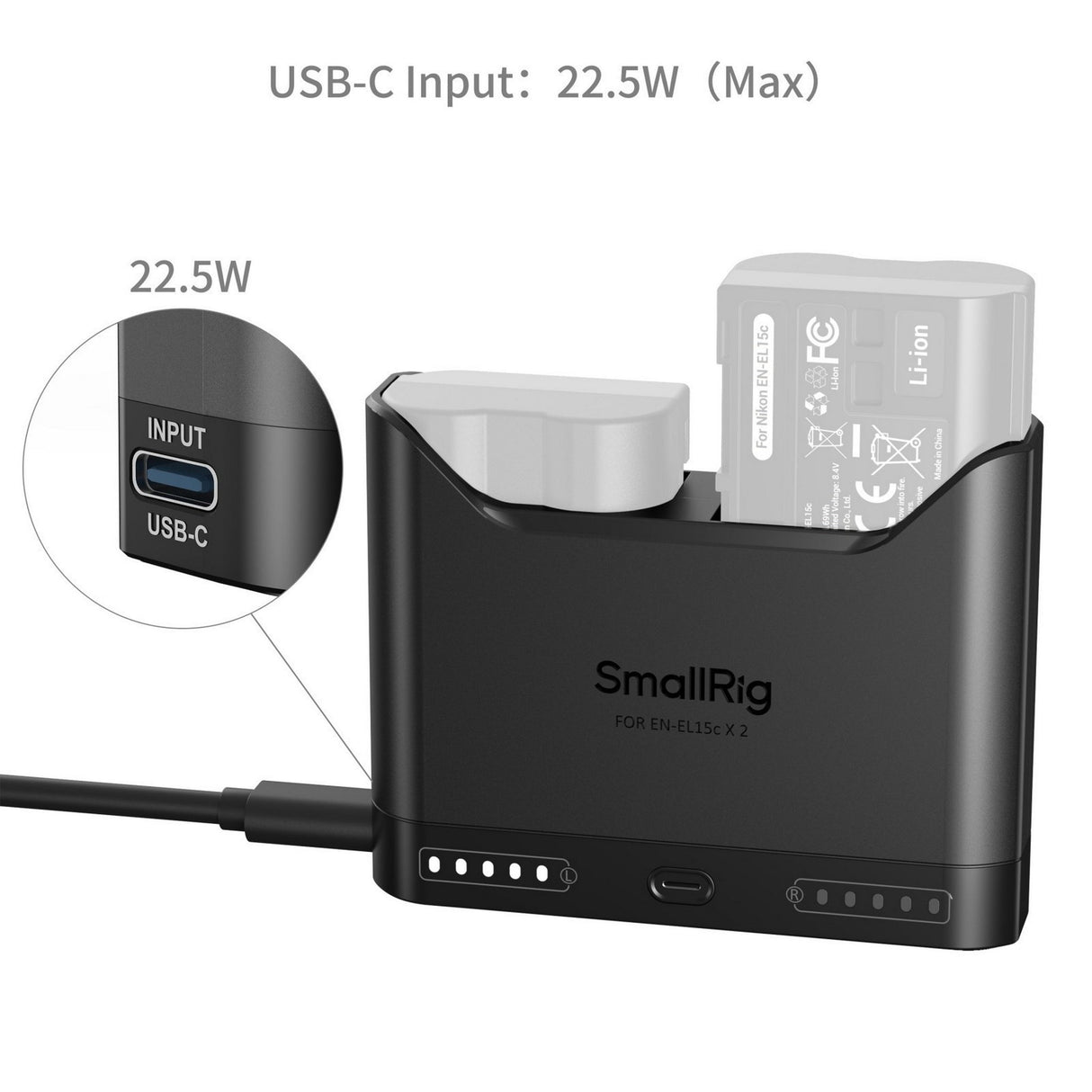 SmallRig Camera Battery Charger Series for Select Batteries