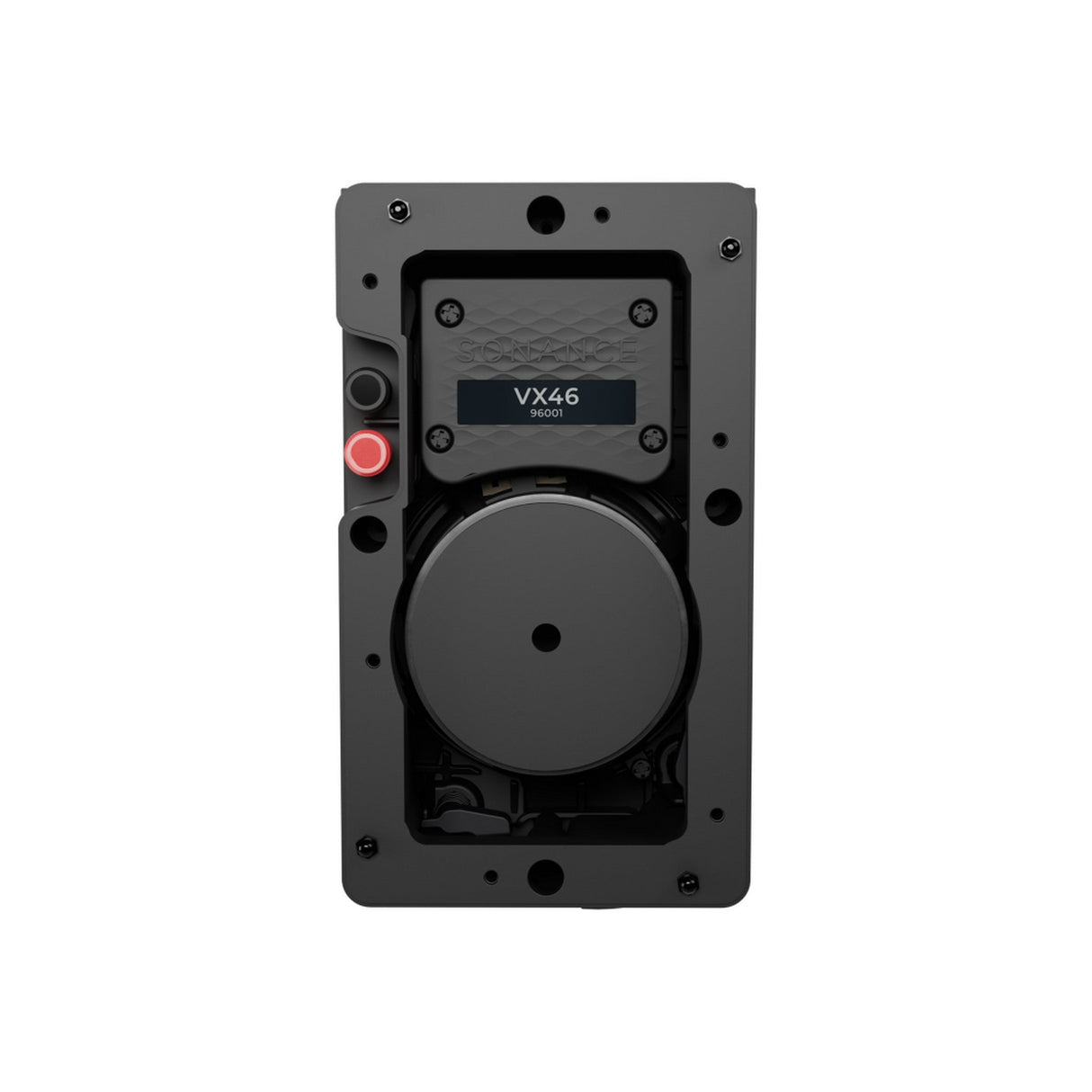 Sonance VX 4-Inch Rectangle In-Wall Speaker with White Micro Trim Grille Pair