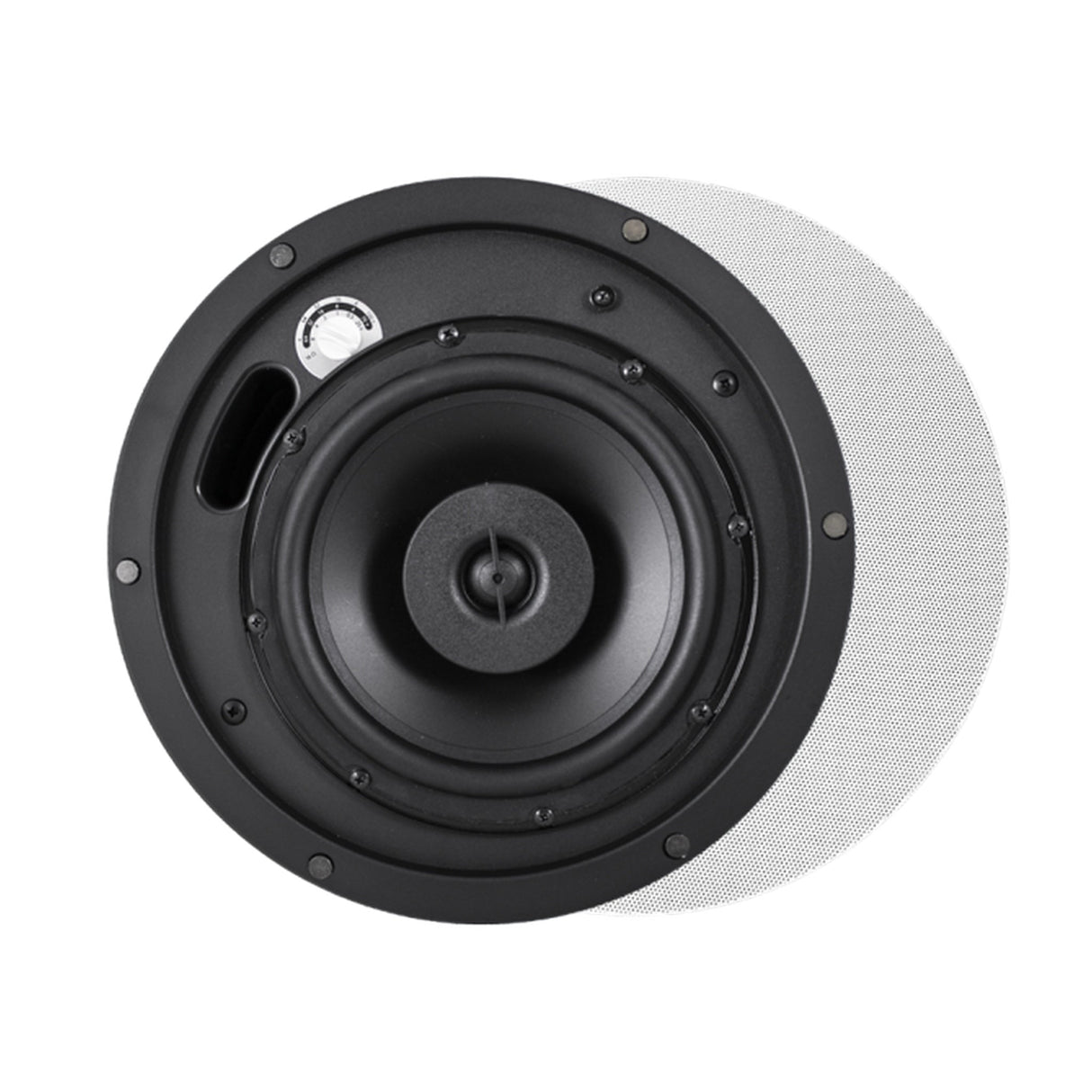 SoundTube CM82‑BGM‑II‑WH 2-Way In‑Ceiling Speaker with Magnetic Grill