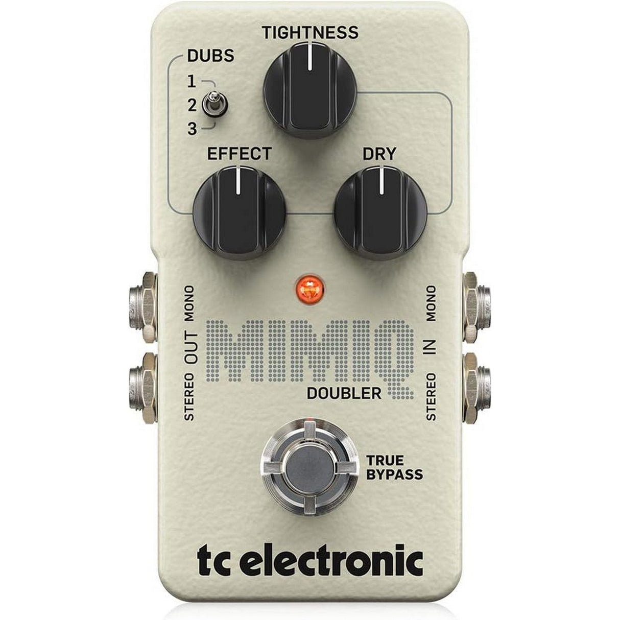 TC Electronic MIMIQ DOUBLER Guitar Effects Pedal with Stereo I/O and True Bypass