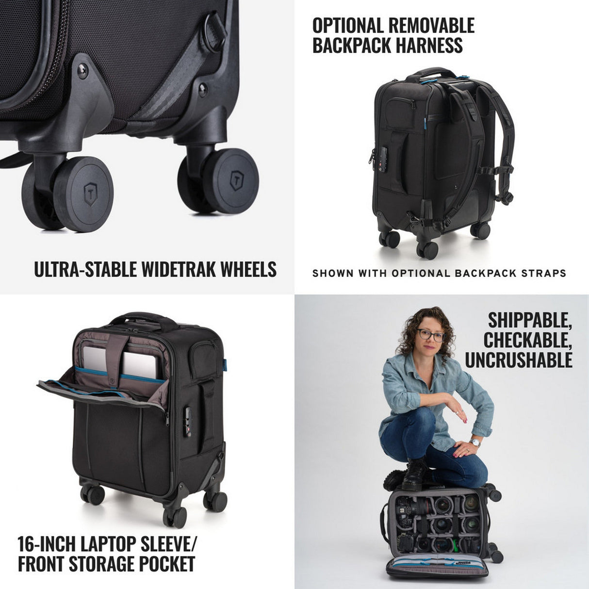 Tenba Roadie v2 Spinner 21 Air Case Rolling Camera