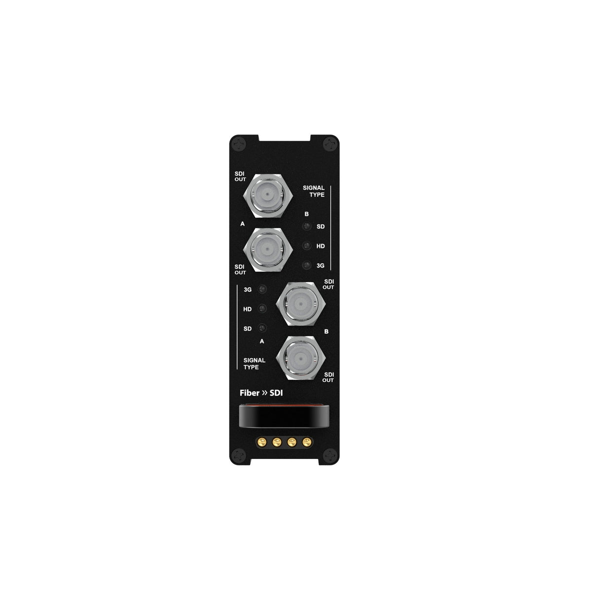 Theatrixx Reversible Module Dual Channel 3G-SDI to Fiber Converter Single-Mode or Multimode OpticalCON Duo or Optical