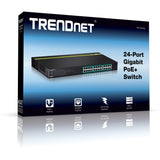 TRENDnet TPE-TG240G 24-Port Gigabit PoE Switch, 48Gbps