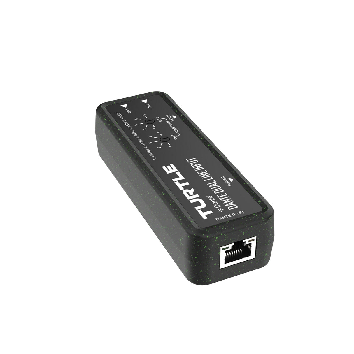 Turtle AV Dante Dual Channel Analog Line Input Adapter
