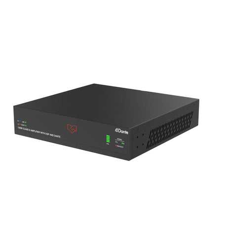 VigilLink 2-Channel 150W Dante Class D Audio Amplifier