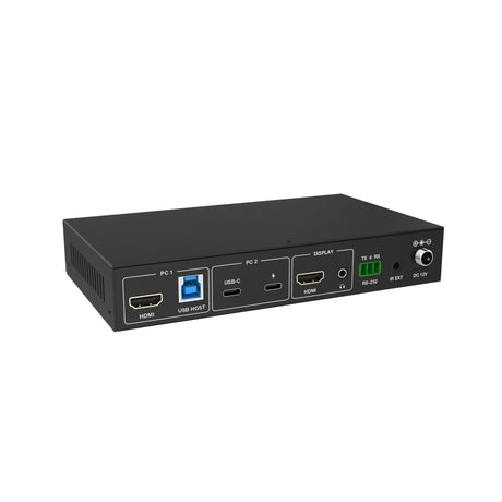 VigilLink 2-Port 4K HDMI and USB-C KVM Switch