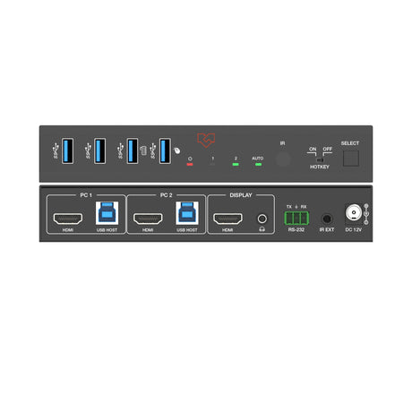 VigilLink 2-Port 8K HDMI KVM Switcher