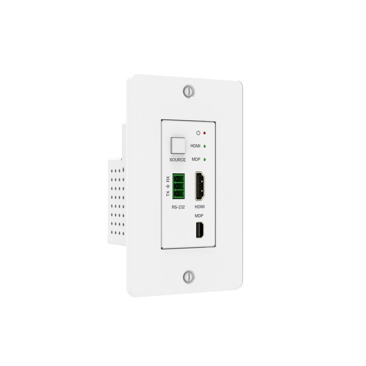 VigilLink 2x1 Wall Plate TX/RX Set with Auto-Switching and Mini DP/HDMI
