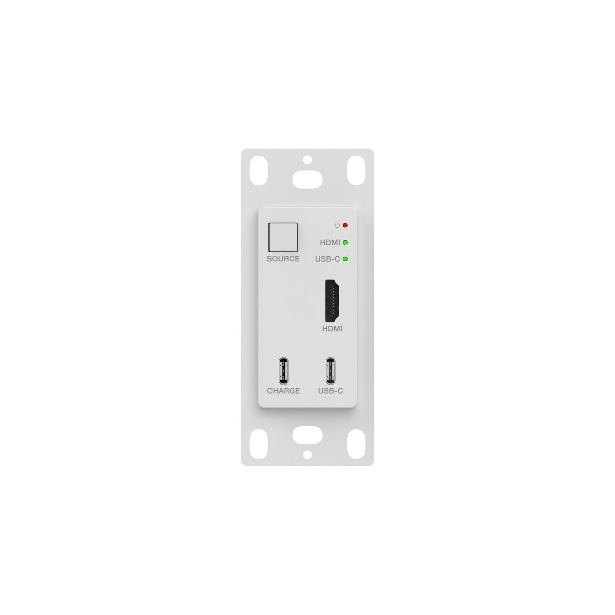 VigilLink 2x1 Wall Plate TX/RX Kit with Auto-Switching and USB-C