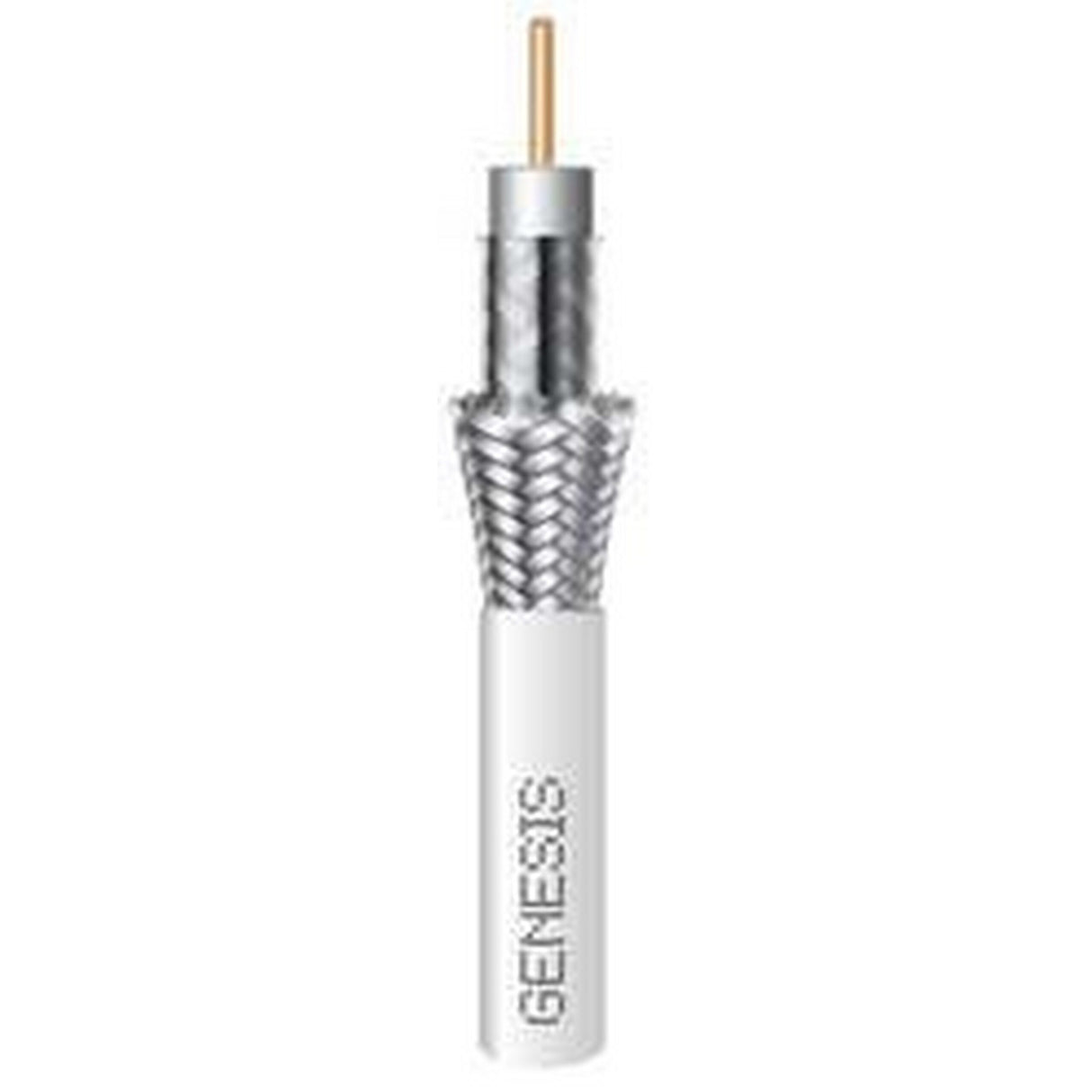 Genesis RG6 Coax Cable 500 Foot Box White
