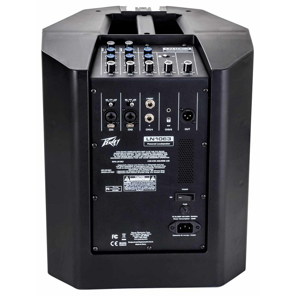 Peavey LN 1063 Column Array with 6 Channel Mixer and Bluetooth