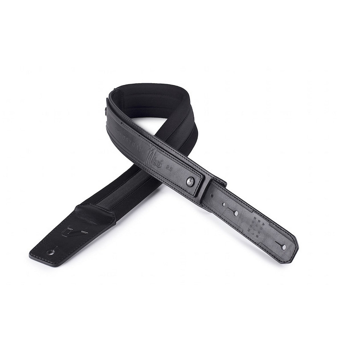 Gruv Gear Solostrap Neo 2.5 inch Wide Neoprene Guitar Strap Black - accessories