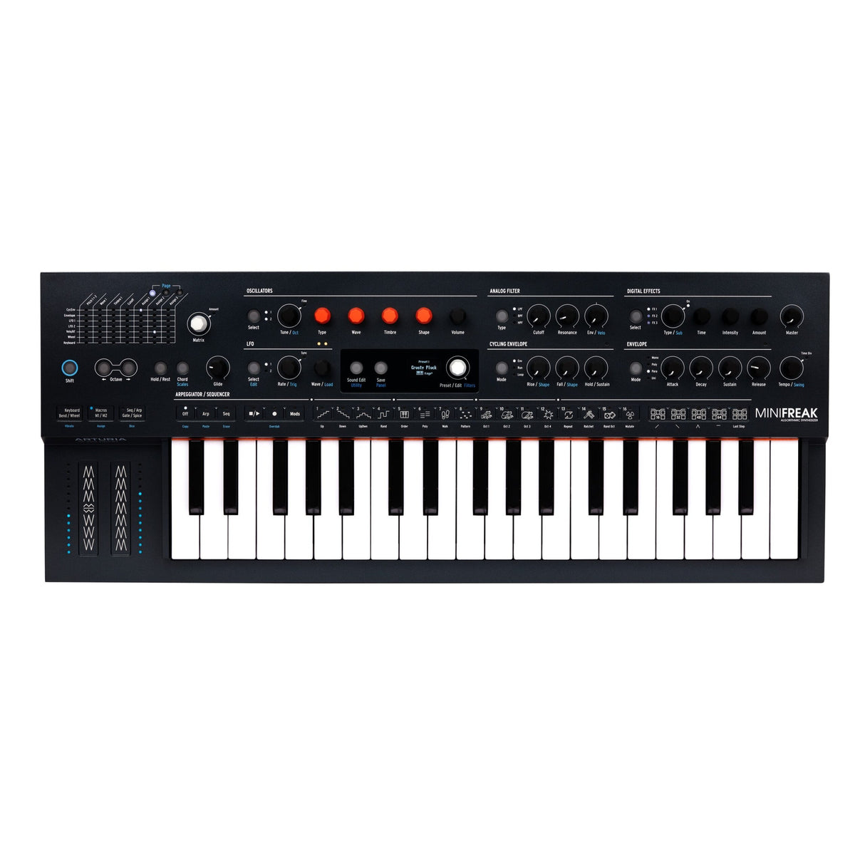 Arturia MiniFreak 37-Note 6-Voice Polyphonic Hybrid Keyboard (Used) - used
