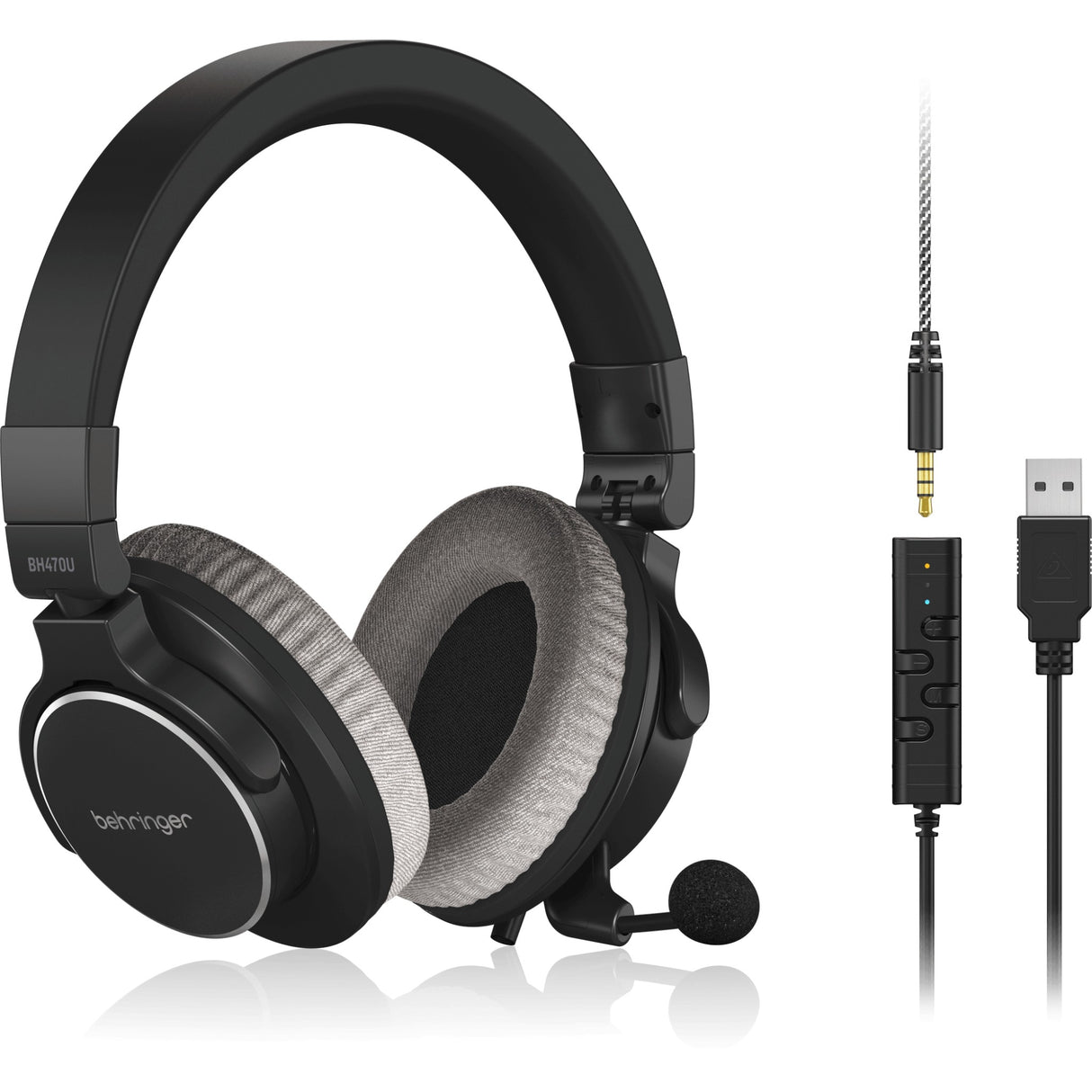 Behringer BH470U Studio-Grade USB Stereo Headset with Mic