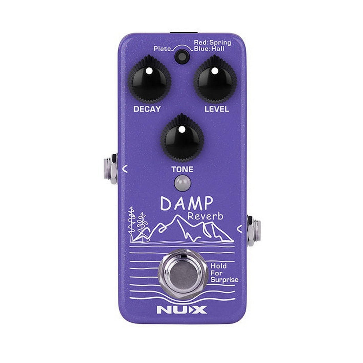 Nux Damp Reverb Guitar Effects Pedal with Plate Spring and Hall