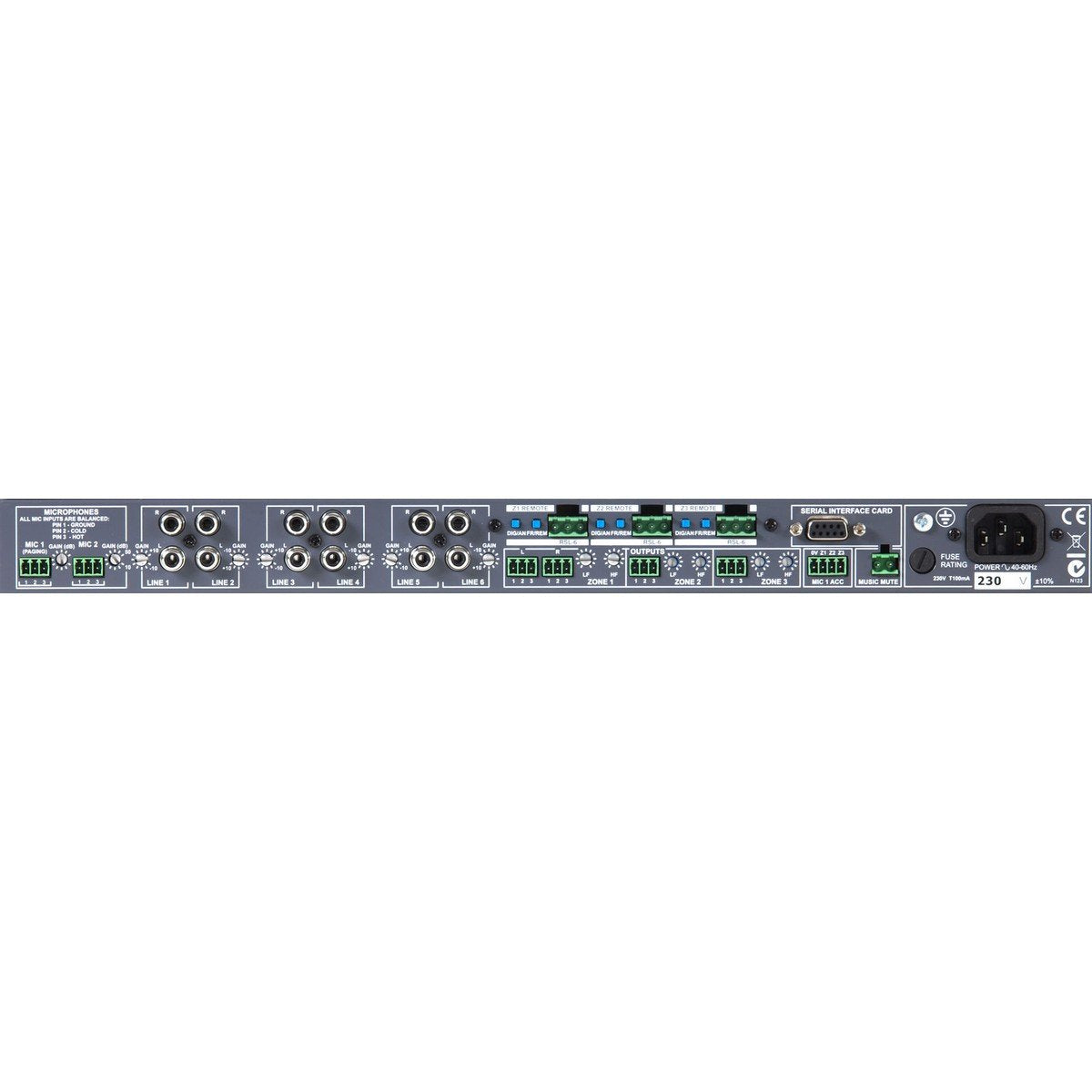 Cloud Electronics CX263 3 Zone Analog Mixer