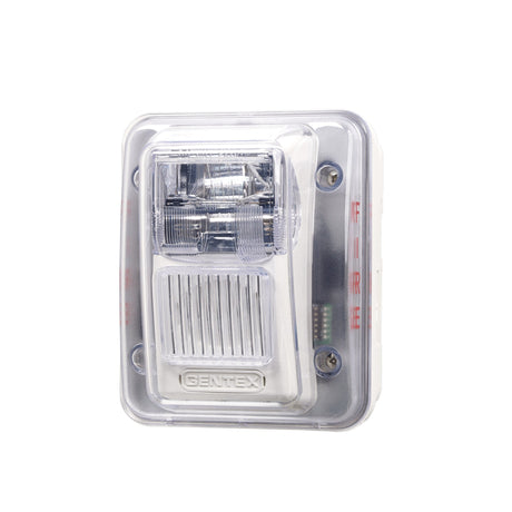 Gentex WGEC Series Evacuation Outdoor Horn/Strobe Wall Mount White