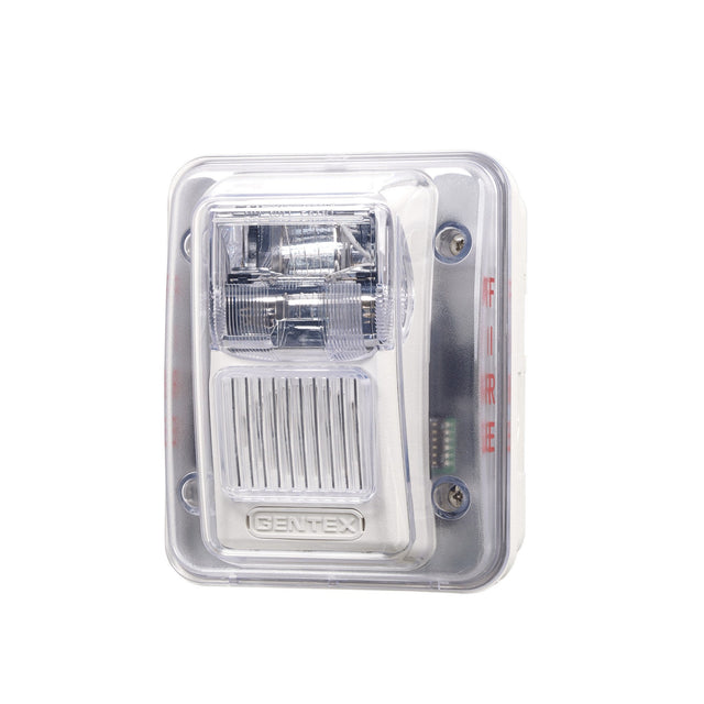 Gentex WGEC Series Evacuation Outdoor Horn/Strobe Wall Mount White