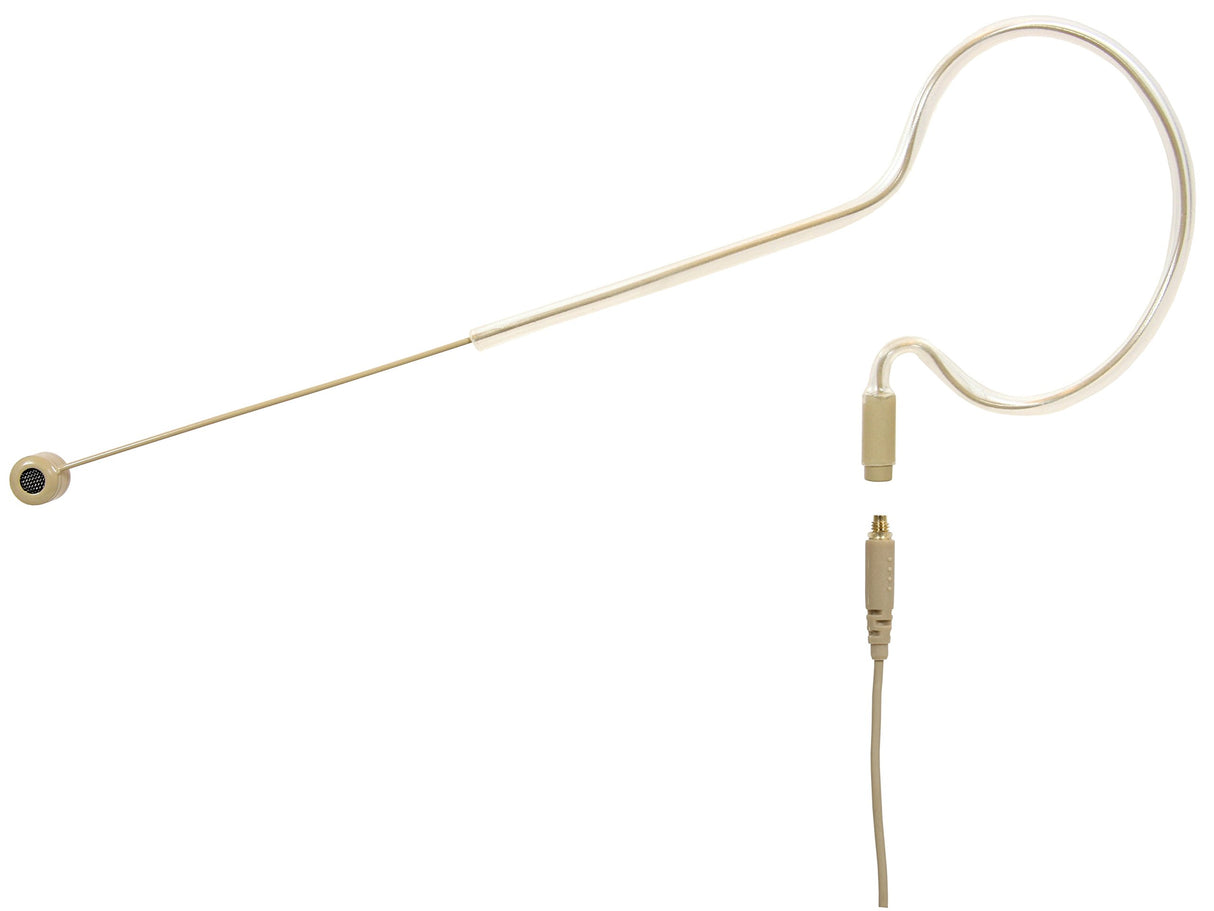 Galaxy Audio ESM8-UBG-4SEN Unidirectional Ear Microphone with Sennheiser Connector Cables Beige
