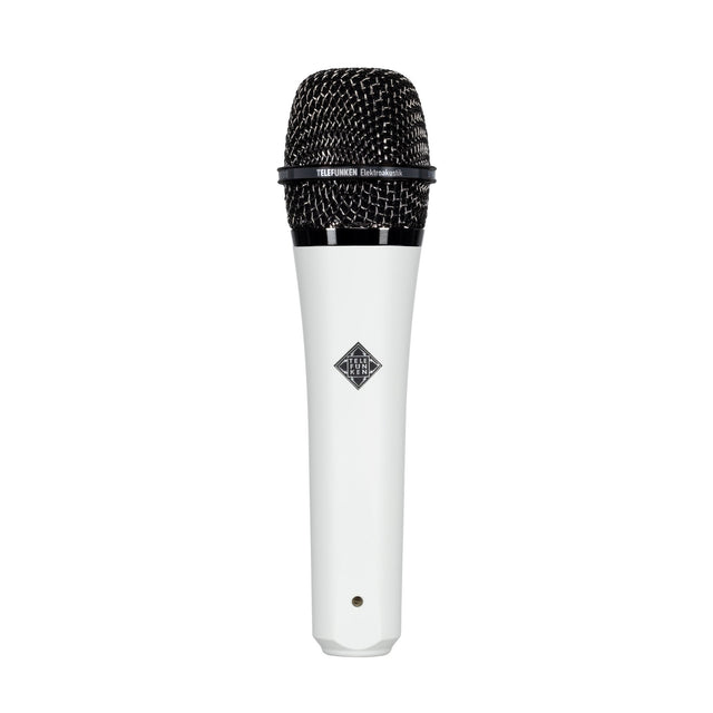 Telefunken M81 Supercardioid Handheld Dynamic Microphone White with Black Nickel Grille
