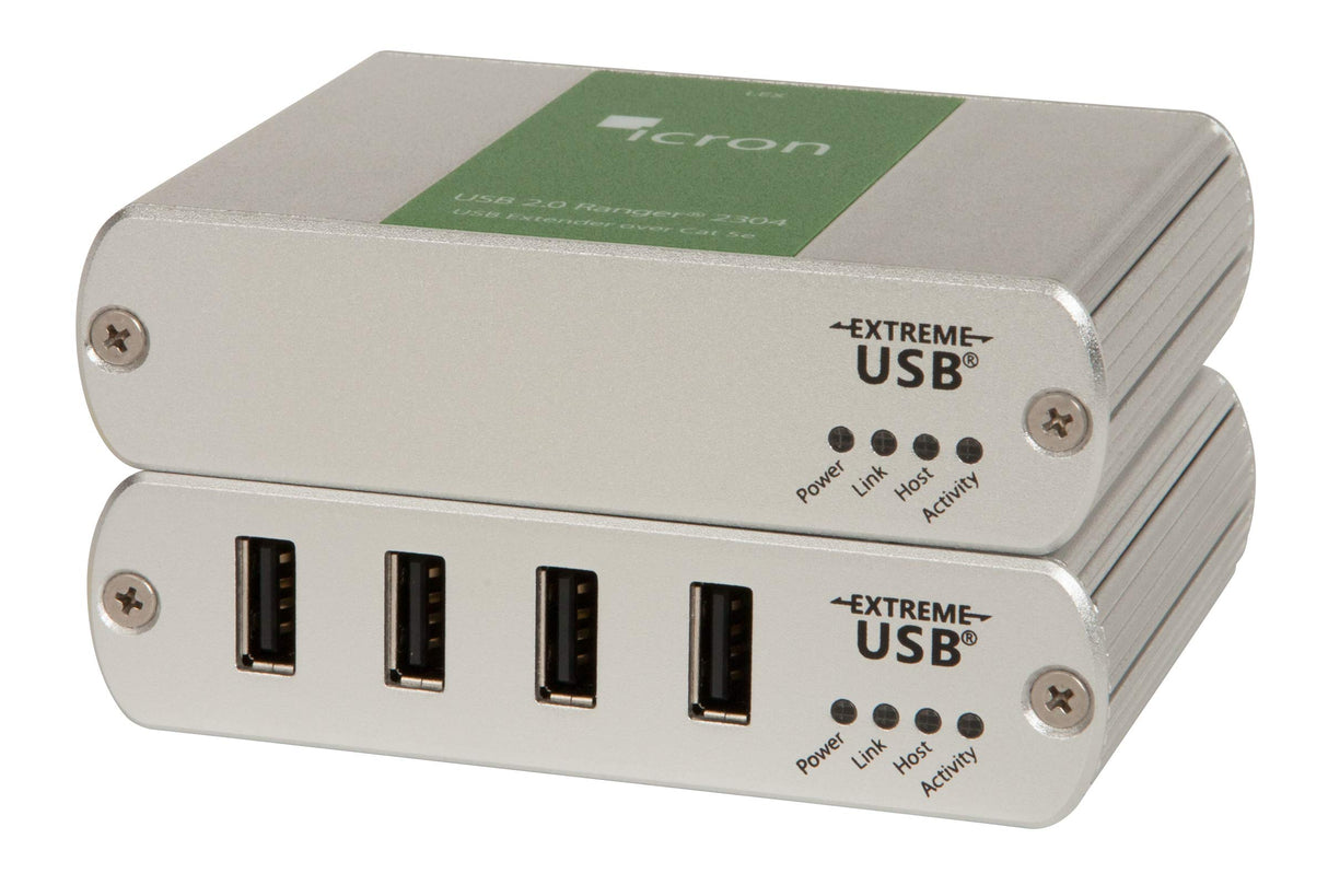 Icron 2304 USB 2.0 Ranger 4-Port 100m Cat 5e Extender System