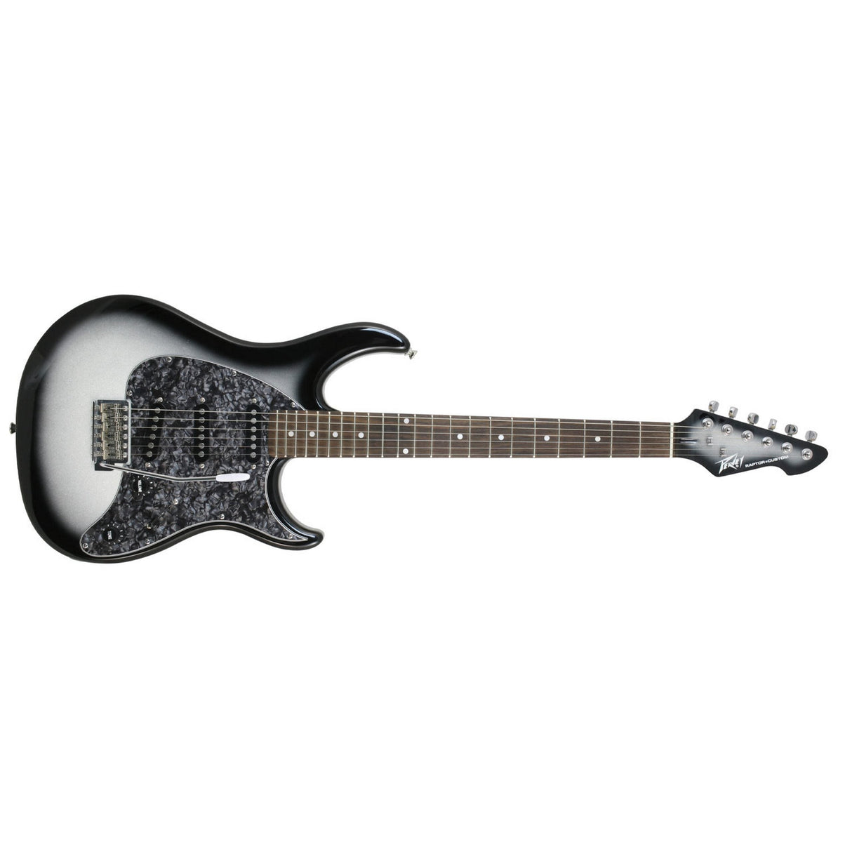 Peavey Raptor Custom Silverburst Electric Guitar - guitar