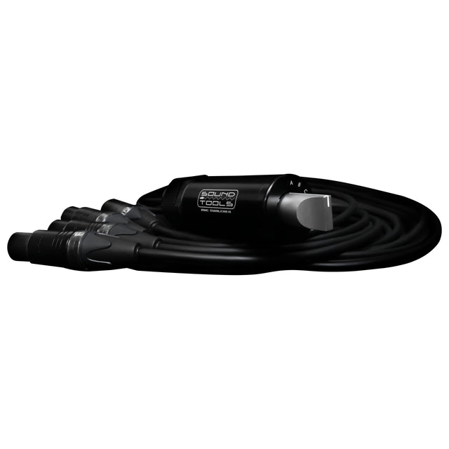 SoundTools Mic Switcher with Three Input One Output Microphone Selector