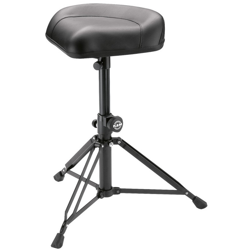 K&M 14055 Drummers Throne Nick Black Imitation Leather