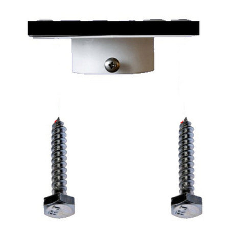 Nigel B Design NB-PCP Ceiling Plate for 1-1/2 Inch Diameter Pole with Anti-Vibration Gasket Black