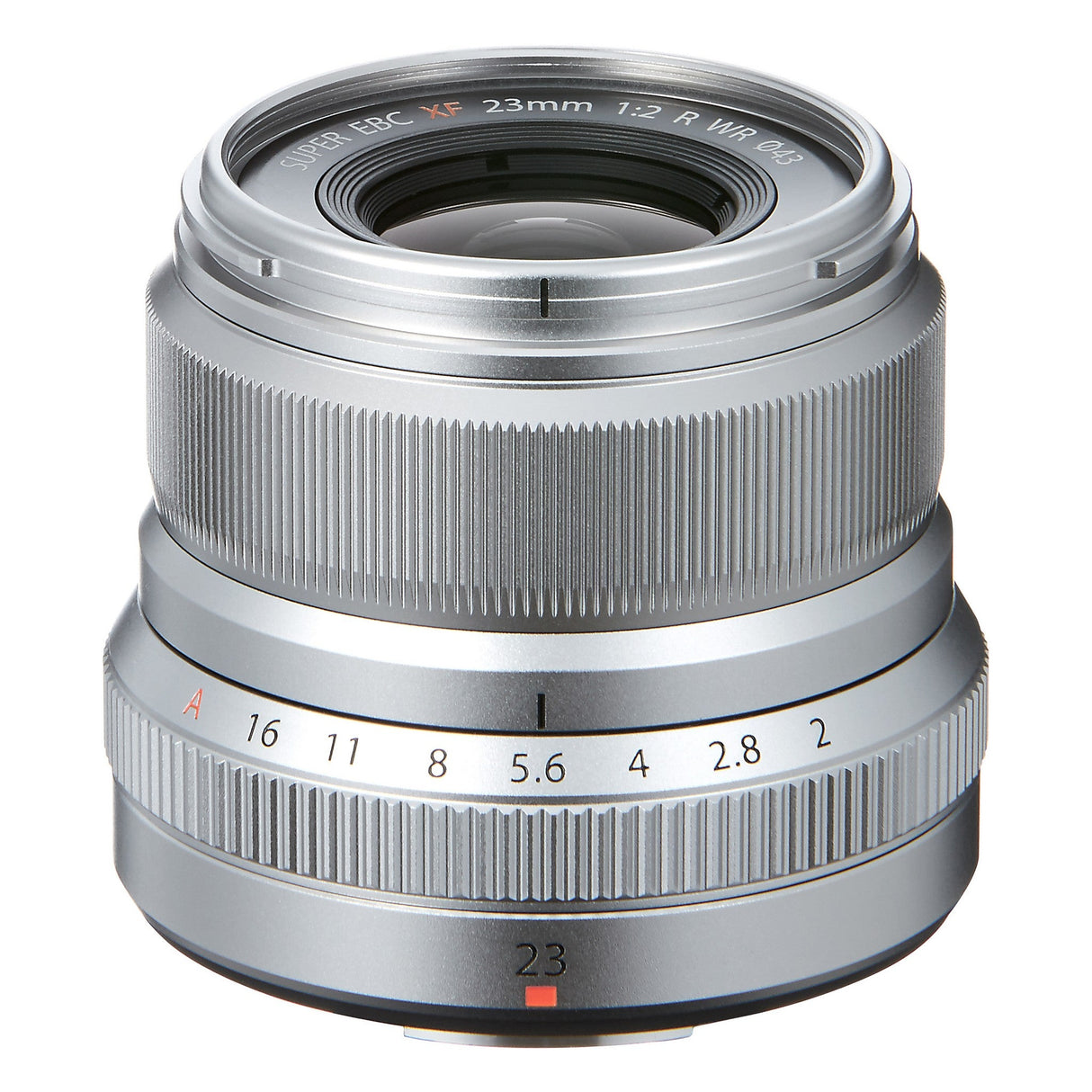 Fujifilm XF23mmF2 R WR Lens Silver
