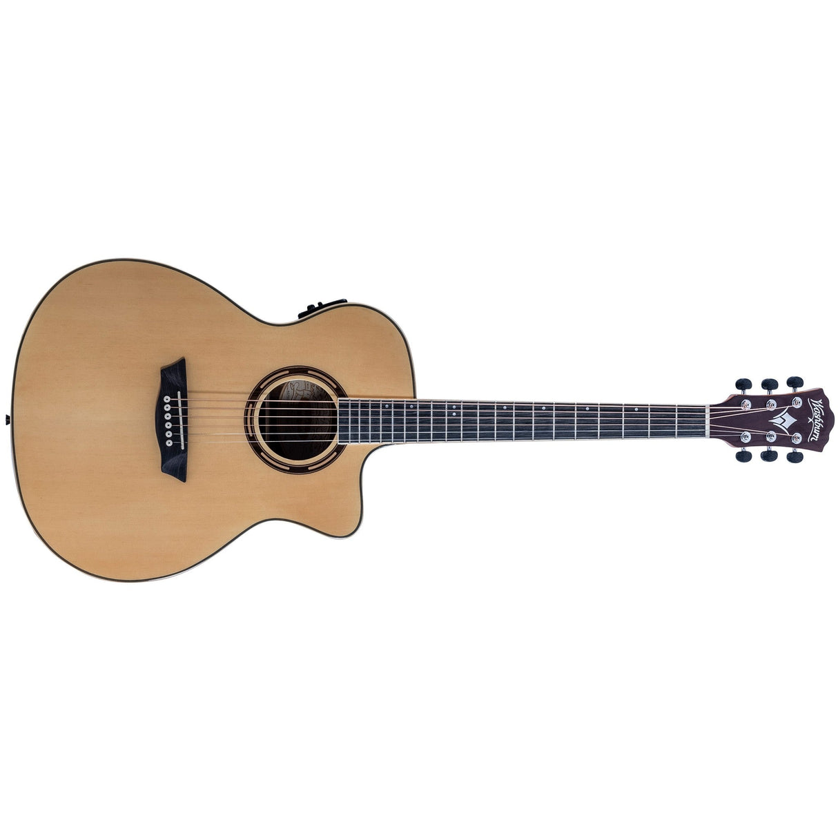 Washburn Apprentice AG70CE Grand Auditorium Style 6-String Acoustic Guitar - guitar