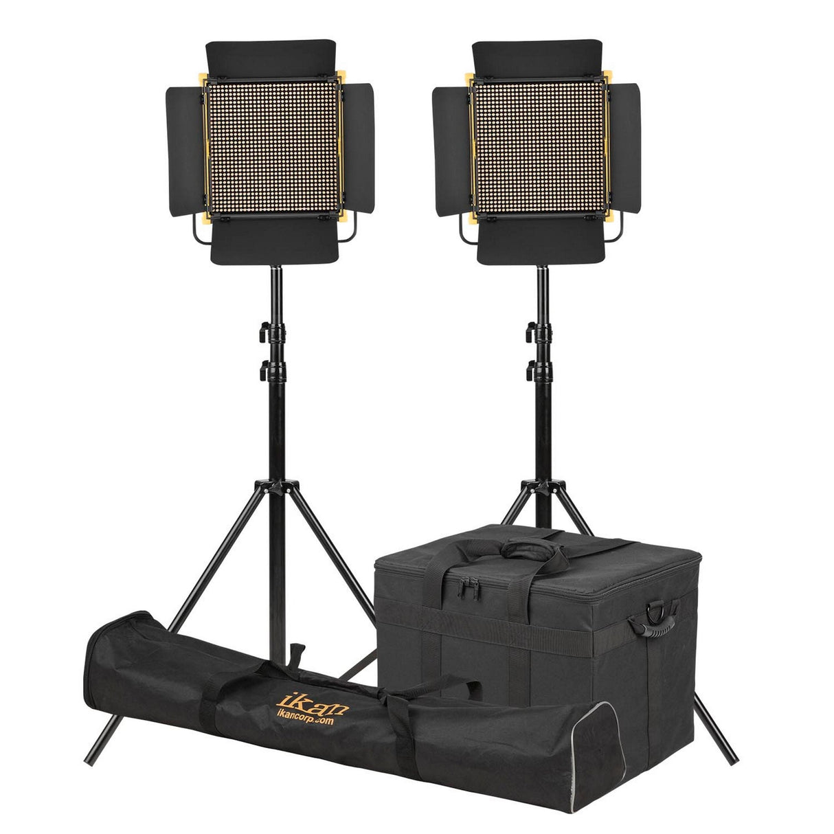 Ikan OYB10-2PT-KIT Onyx 1 x 1 Bi-Color 2-Point LED Light Kit