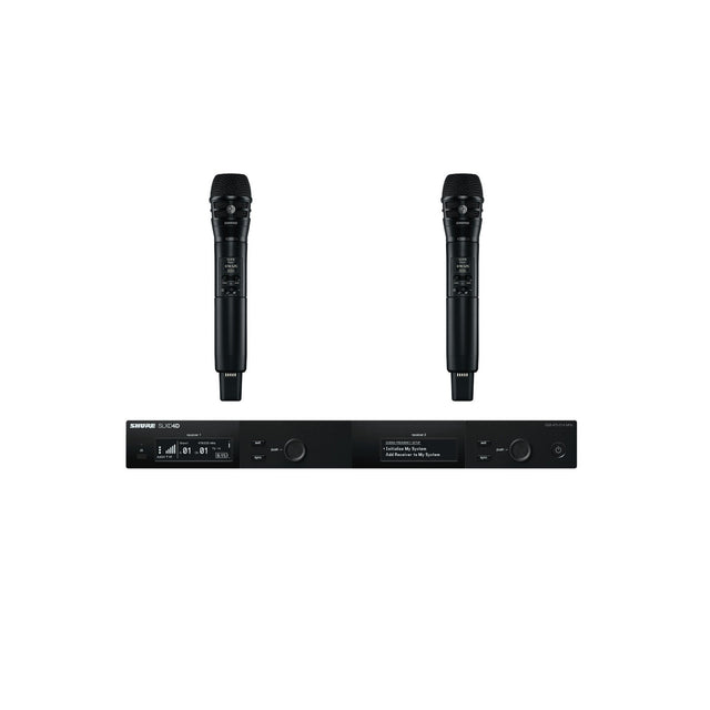 Shure SLXD24D4D/K8B Wireless Handheld Microphone System with SLXD4D Receiver - G58: 470 - 514 MHz