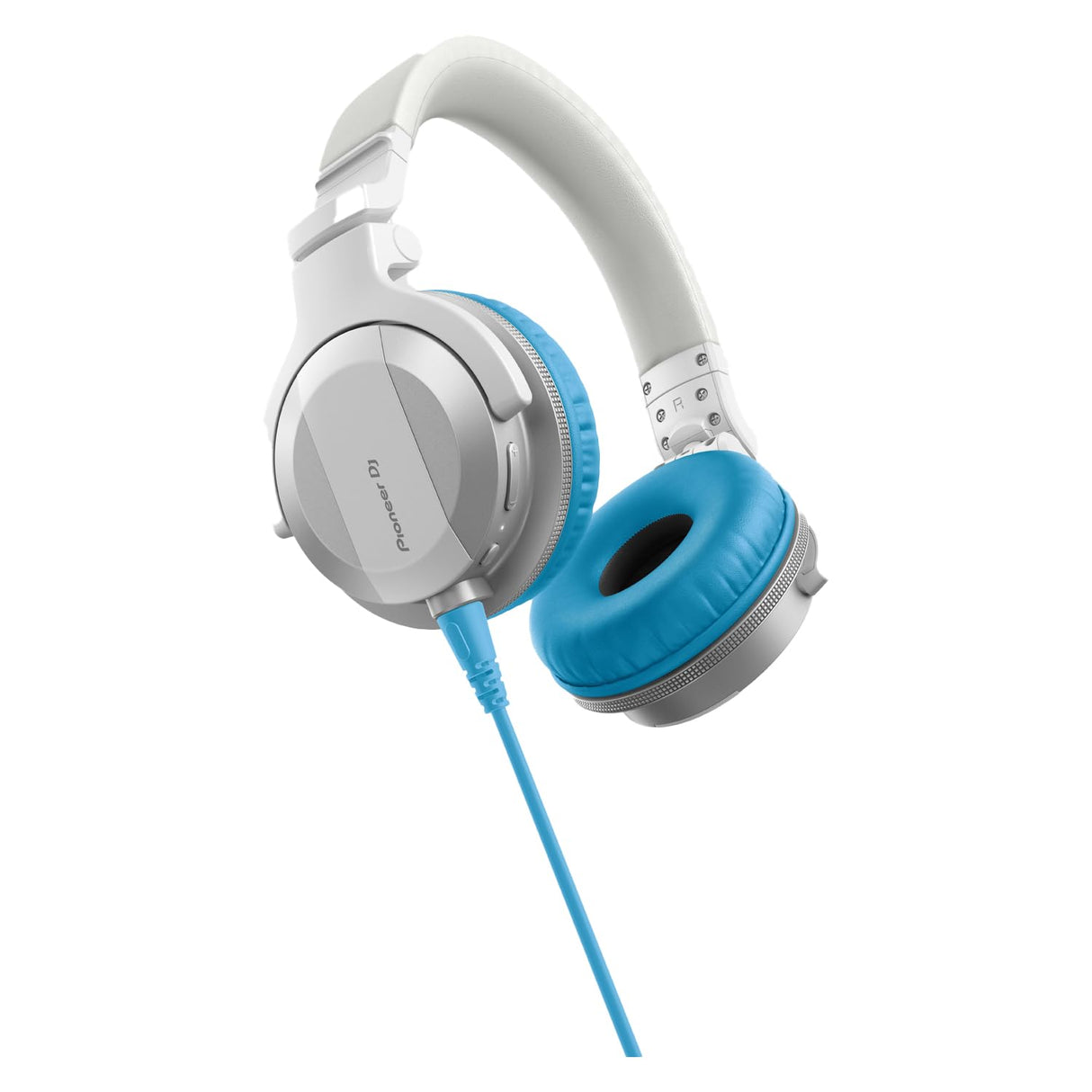 Pioneer DJ HC-CP08-L CUE1 Series Ear Pads and Coiled Cord Blue