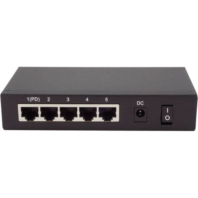 TechLogix Networx TL-NS5R-POE 1G Network Switch with 5 RJ45 30W PoE +