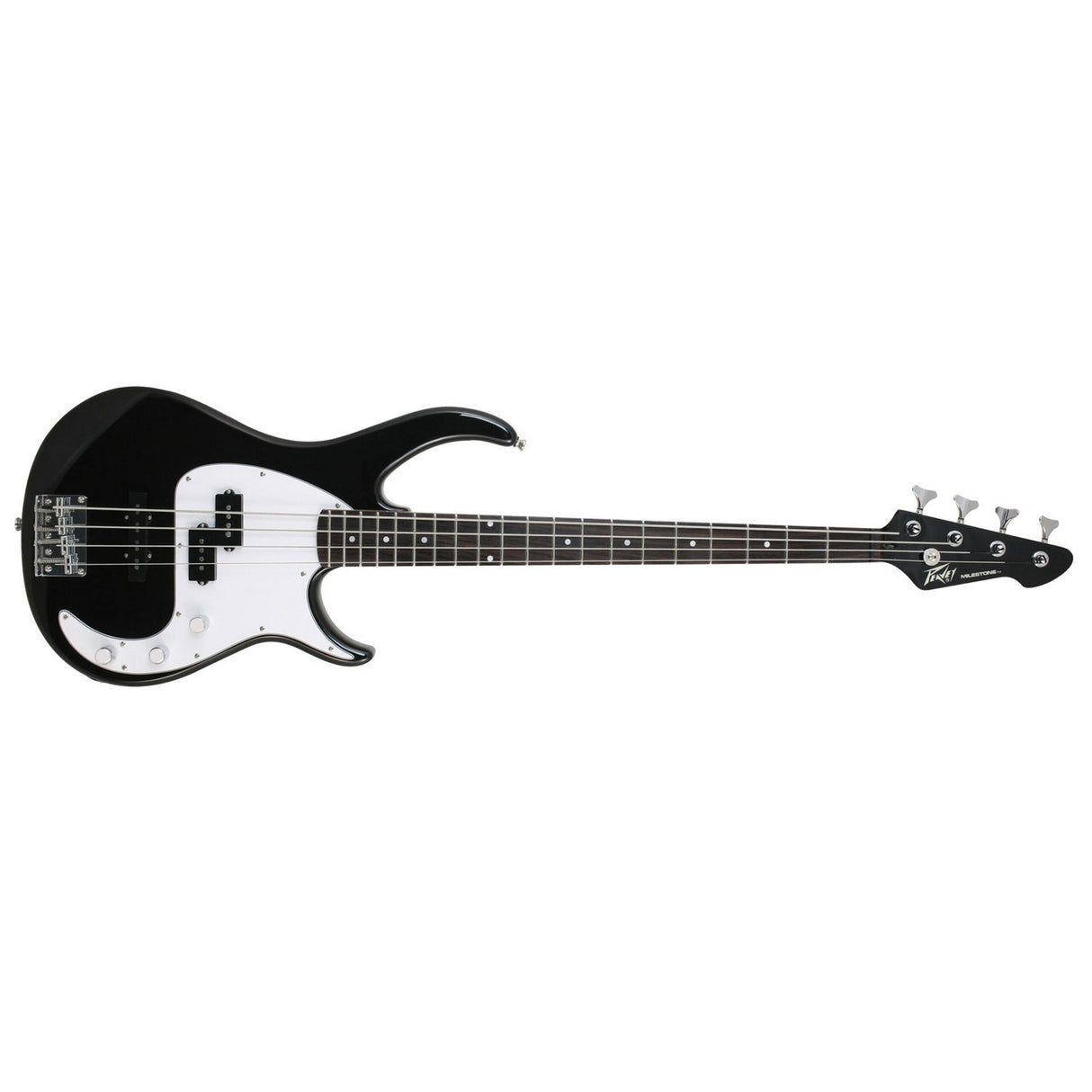 Peavey Milestone 4 Black 4 String Bass Guitar - guitar