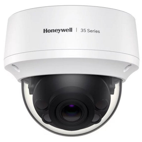 Honeywell 35 Series 8MP IR MFZ WDR IP Dome Camera 2.7-13.5mm Lens White