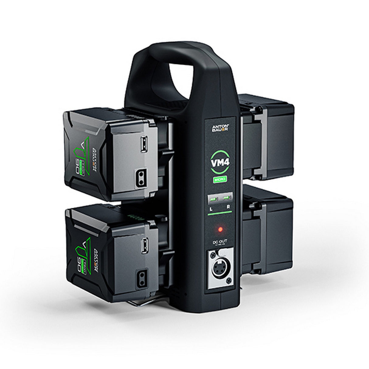 Anton Bauer 8475-0145 VM4 4-Position Micro Battery Charger V-Mount