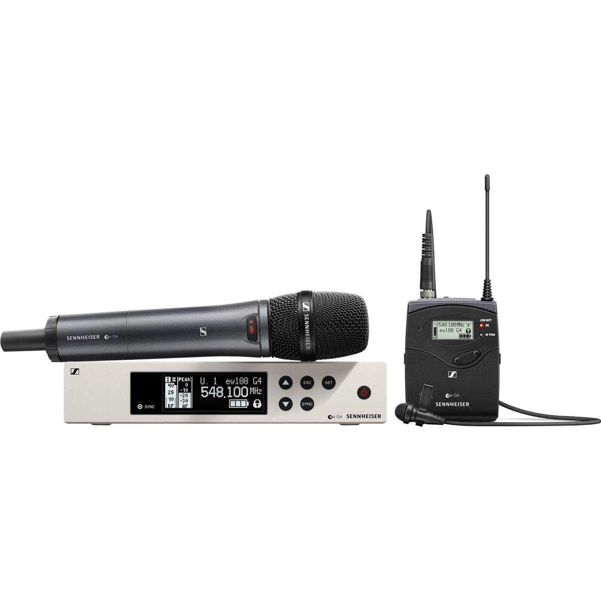Sennheiser ew 100 G4-ME2/835-S-A Wireless Lavalier/Vocal Combo Set (Used) - used
