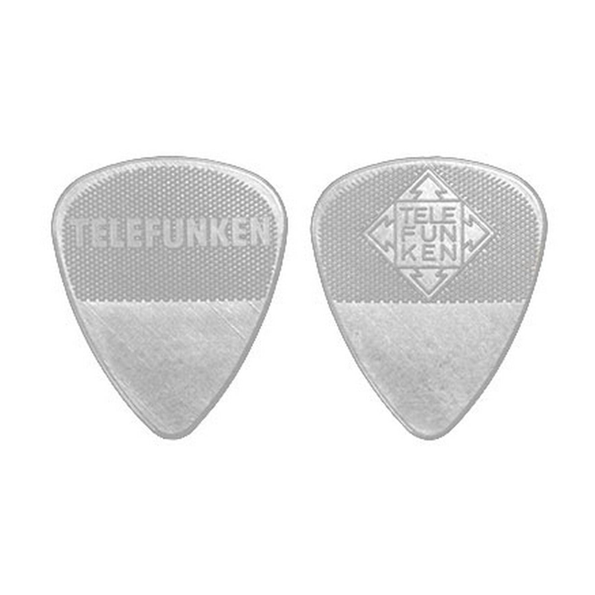 Telefunken 1mm Thin Diamond Delrin Guitar Picks White 6-Pack - accessories
