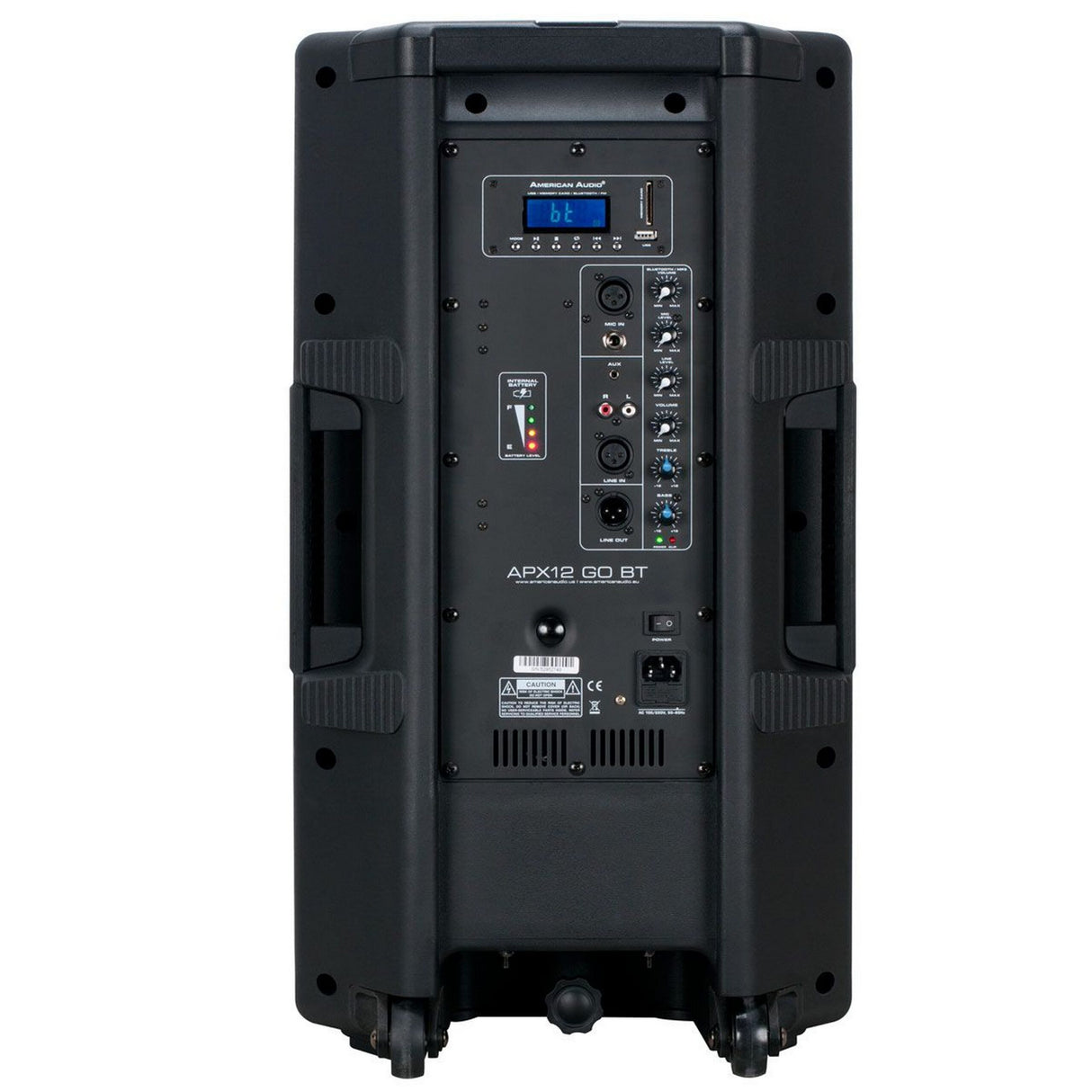 American Audio APX 12 GO BT 12 Inch Battery Powered/Rechargable 2-Way Speaker