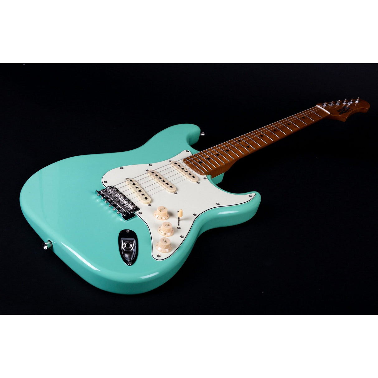JET Guitars JS 300 SFG SSS Basswood Body Electric Guitar with Roasted Maple Neck and Fretboard - guitar