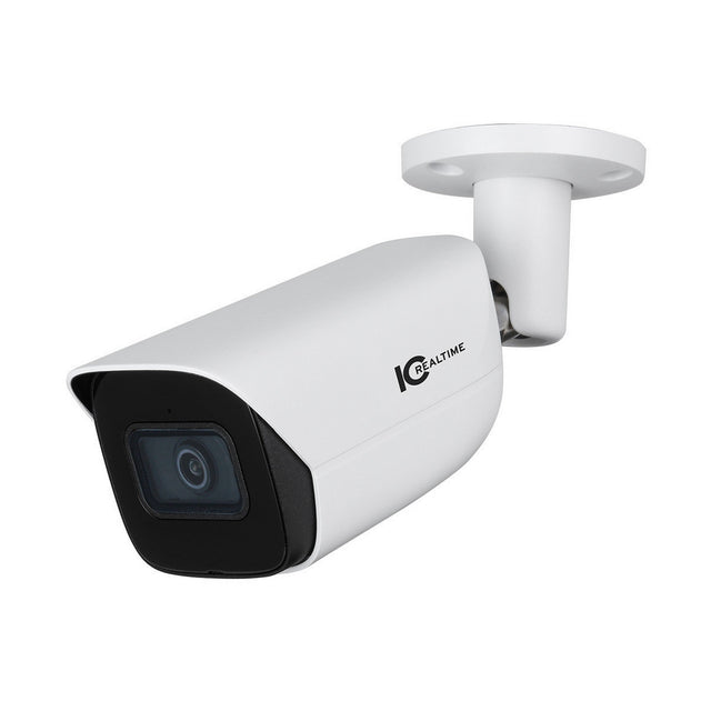 IC Realtime IPEL-B80F-IRW2 8MP IP Indoor/Outdoor Small Size Bullet Camera White