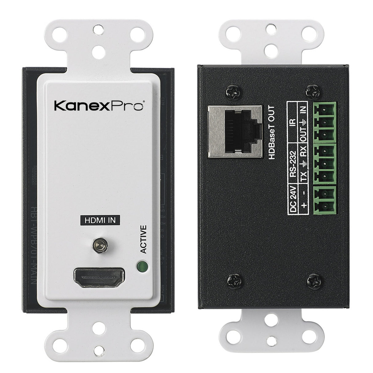KanexPro WP-EXTHDBTKIT Single HDMI 2.0 Wallplate Over HDBaseT