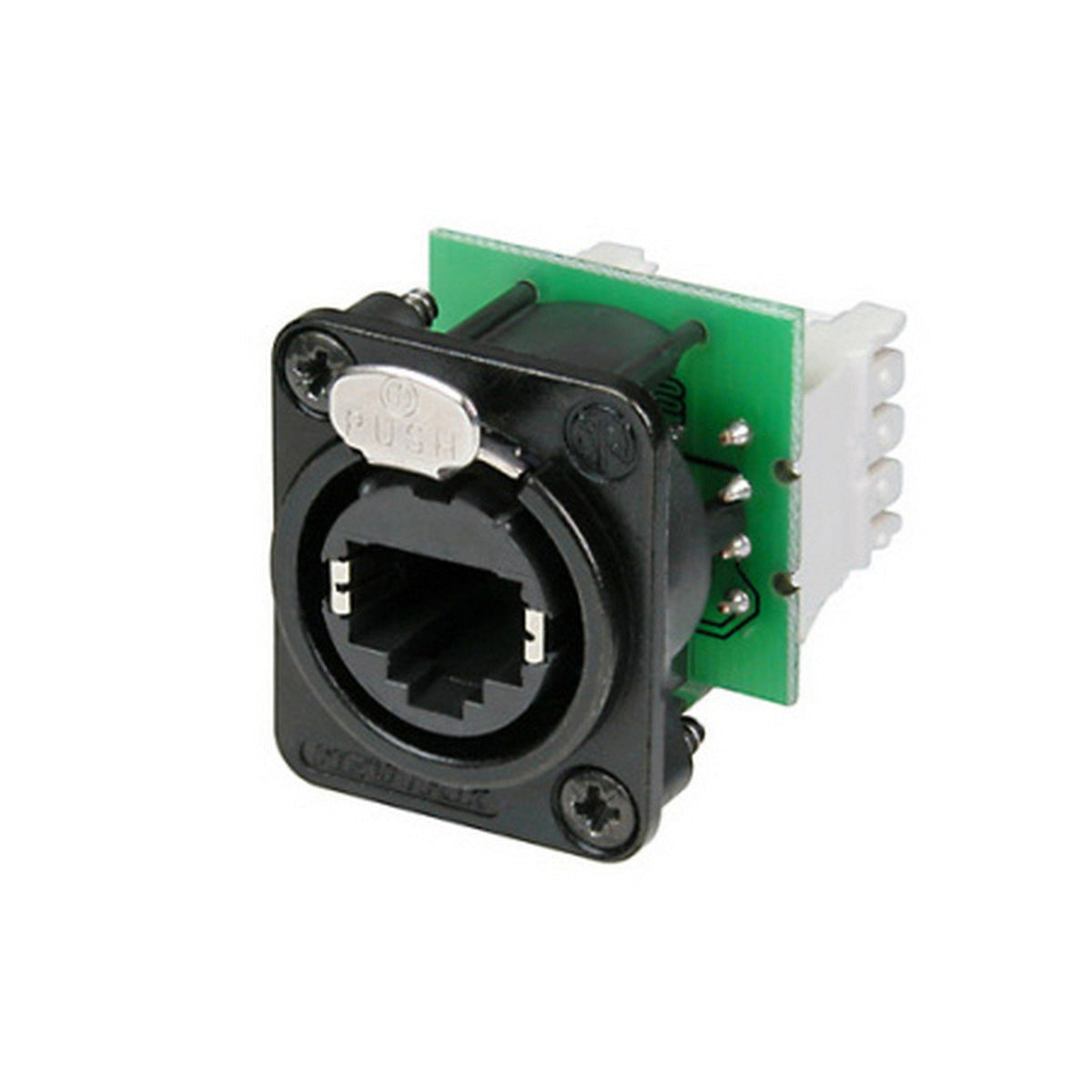 Ace Backstage Co. C-15145 CONNECTRIX Neutrik BLACK RJ45 CAT5 110 IDC Panel Mount Connector
