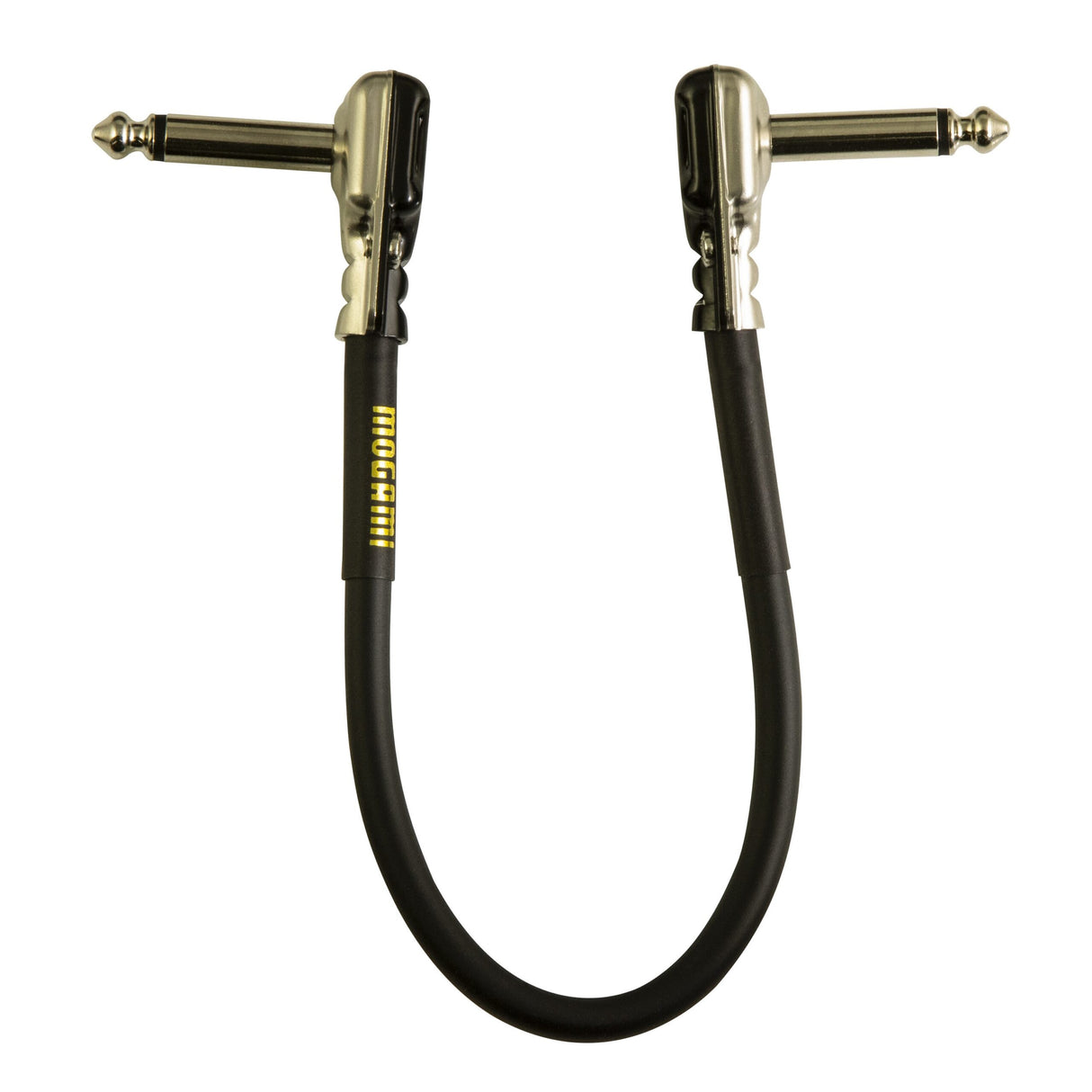 Mogami Gold Instrument PRR Pedal Cable Double R/A with Pancake Plugs 10 Inches